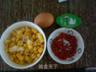 枸杞鸡汁玉米羹的做法步骤：1