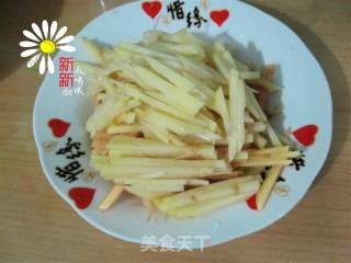醋溜土豆丝的做法步骤：2
