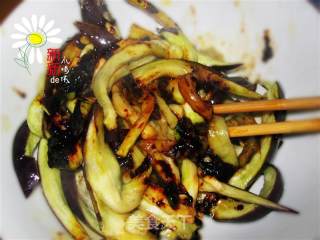 蒸鱼香茄子的做法步骤：8