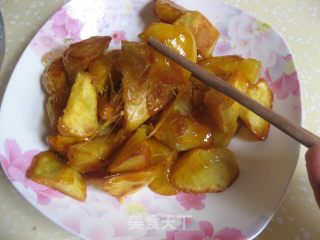 拔丝红薯的做法步骤：11