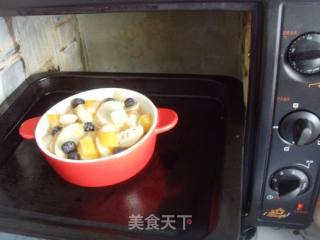 水果面包布丁的做法步骤：7