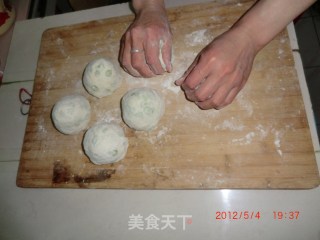 榆钱馒头的做法步骤：7