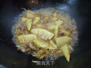春笋黄瓜炒肉的做法步骤：6