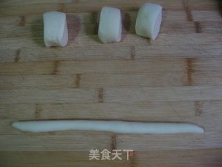 腊肠卷，蝴蝶卷的做法步骤：3
