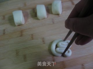 腊肠卷，蝴蝶卷的做法步骤：6