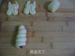腊肠卷，蝴蝶卷的做法步骤：11