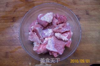 毛豆三丁蒸大虾 咖喱土豆烧牛肉 枣泥血糯八宝饭“免火再煮一锅焖”的做法步骤：11