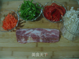 蔬菜培根卷的做法步骤：2
