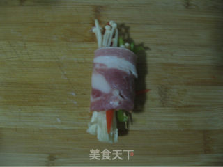 蔬菜培根卷的做法步骤：11