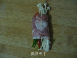 蔬菜培根卷的做法步骤：12