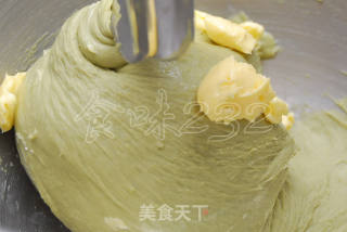 抹茶蔓越莓欧克的做法步骤：2