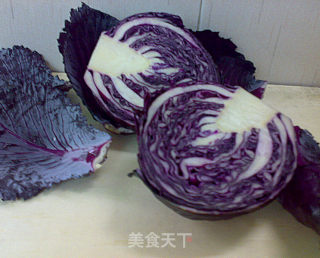 夏日清新紫泡菜的做法步骤：1