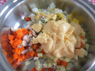 俄式风味沙拉的做法步骤：8
