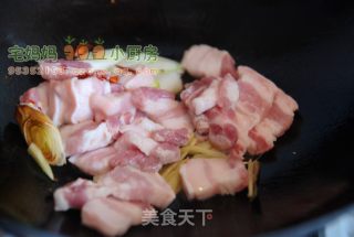 干豆角烧五花肉的做法步骤：4