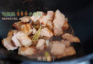 干豆角烧五花肉的做法步骤：5