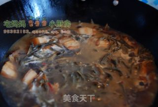 干豆角烧五花肉的做法步骤：7