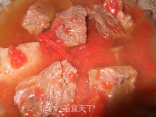 西红柿炖牛腩的做法步骤：6