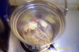 葱姜茭白蒸鳗香 五香红焖五花肉 “免火再煮一锅焖”的做法步骤：8