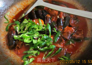 烧虎皮茄子的做法步骤：11