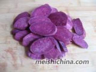 紫糯鲜肉汤圆的做法步骤：3