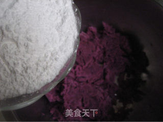 紫糯鲜肉汤圆的做法步骤：5
