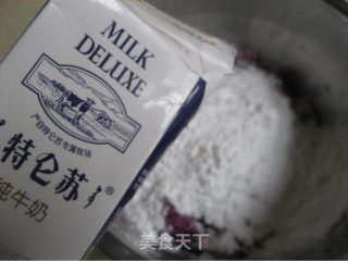 紫糯鲜肉汤圆的做法步骤：6
