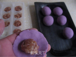 紫糯鲜肉汤圆的做法步骤：15