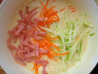 蔬菜饼的做法步骤：7