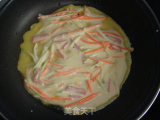 蔬菜饼的做法步骤：9