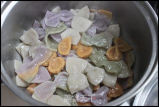 七彩蝴蝶面的做法步骤：16