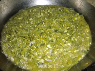 豆角鸡蛋打卤面的做法步骤：10