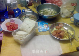 自制三明治~~的做法步骤：6