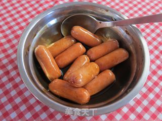 蜜糖小香肠的做法步骤：3
