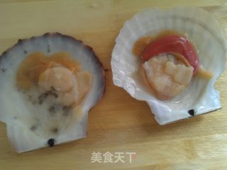 蒜蓉扇贝蒸粉丝的做法步骤：4