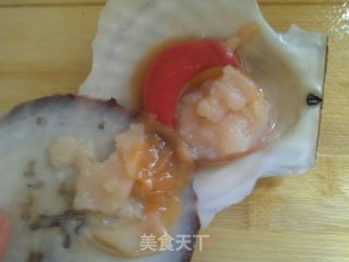 蒜蓉扇贝蒸粉丝的做法步骤：5