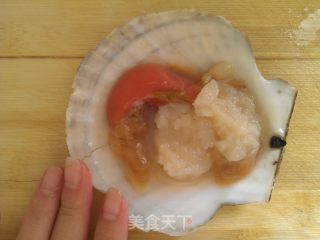 蒜蓉扇贝蒸粉丝的做法步骤：6