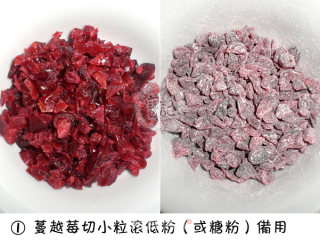 蔓越莓小酥饼的做法步骤：1