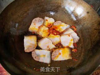 心蓝手制私房菜【蒜苗回锅肉】——爱情原来就是生活味道的做法步骤：5