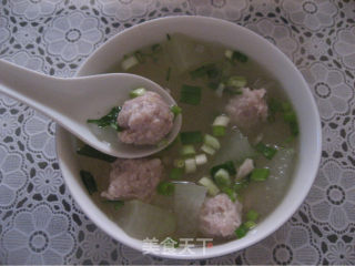 冬瓜肉丸汤的做法步骤：9