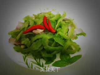 苦瓜肉片的做法步骤：7