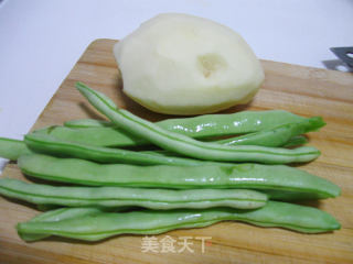 豆角土豆炖腔骨的做法步骤：4