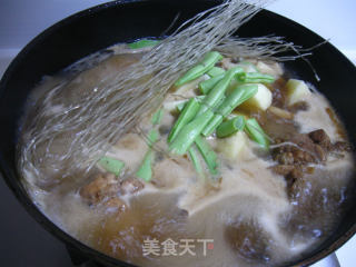 豆角土豆炖腔骨的做法步骤：10
