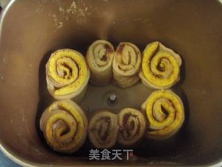 焦糖咖啡面包卷的做法步骤：12