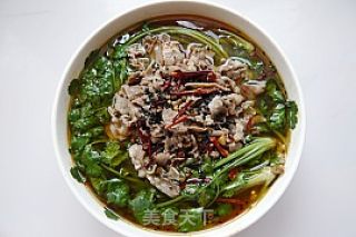 水煮羊肉片的做法步骤：7