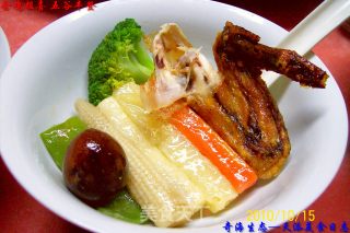 《金鸡报喜五谷丰登》的做法步骤：30