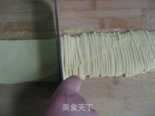 家庭自制手擀面的做法步骤：14