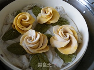 黄玫瑰馒头的做法步骤：14