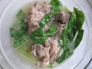 东北菜脊骨炖小白菜的做法步骤：9