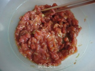 香椿珍珠丸子的做法步骤：2