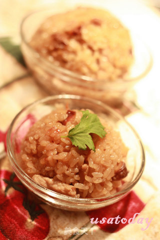 【东煮】难得有干鱿鱼油饭 Squid sticky rice的做法步骤：3